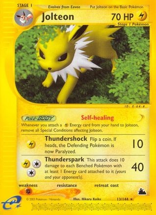 Jolteon (13) 013 [Skyridge]  - Reverse Holofoil