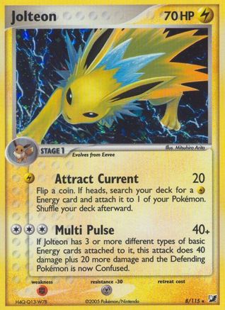 Jolteon 008 [Unseen Forces]  - Holofoil