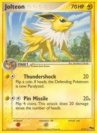 Jolteon 003/017 [POP Series 3]  - Holofoil