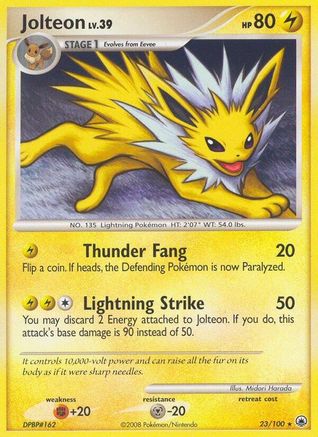 Jolteon 023/100 [Majestic Dawn]  - Reverse Holofoil