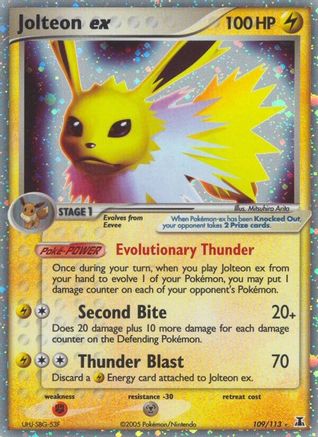Jolteon ex 109 [Delta Species]  - Holofoil