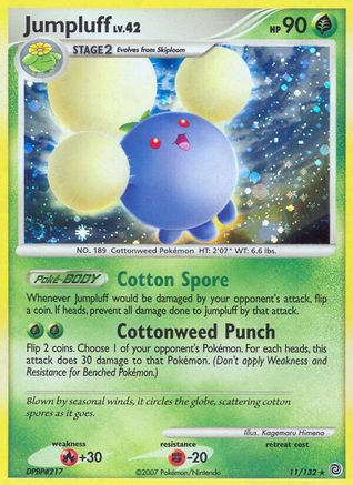 Jumpluff 011 [Secret Wonders]  - Reverse Holofoil