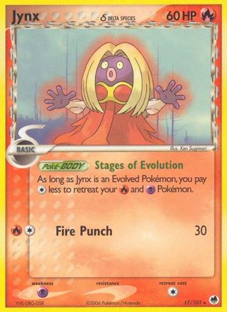 Jynx (Delta Species) 017 [Dragon Frontiers]