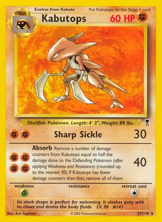 Kabutops 027 [Legendary Collection]