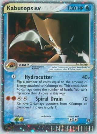 Kabutops ex 097 [Sandstorm]  - Holofoil