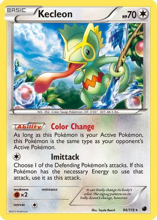 Kecleon 094 [Plasma Freeze]  - Reverse Holofoil