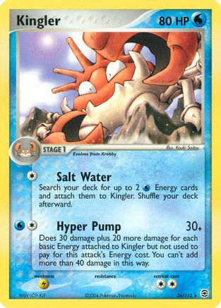 Kingler 026/112 [FireRed & LeafGreen]  - Reverse Holofoil