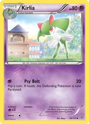 Kirlia 060 [Plasma Storm]  - Reverse Holofoil
