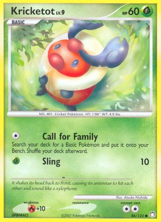 Kricketot 086 [Mysterious Treasures]