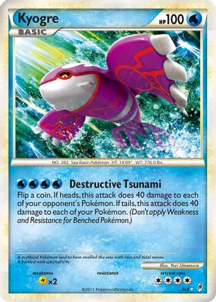 Kyogre (Shiny) SL6 [Call of Legends]  - Holofoil