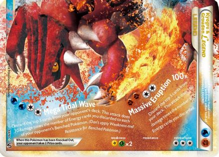 Kyogre & Groudon Legend (Bottom) 088 [Undaunted]  - Holofoil