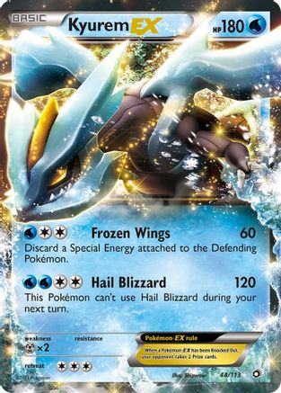 Kyurem EX 044/113 [Legendary Treasures]  - Holofoil
