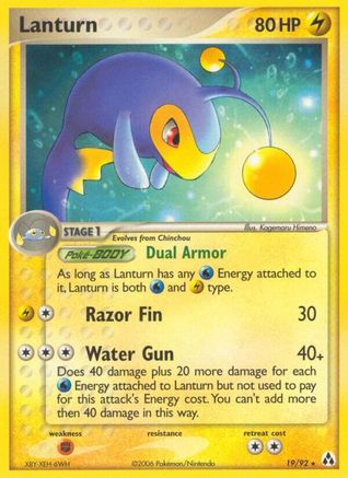 Lanturn 019 [Legend Maker]  - Reverse Holofoil