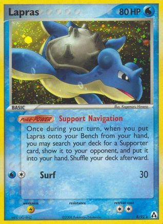 Lapras 008 [Legend Maker]  - Reverse Holofoil