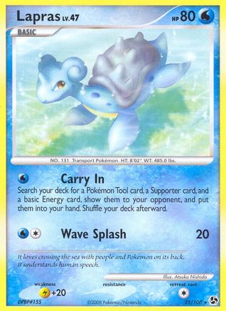 Lapras 021 [Great Encounters]  - Reverse Holofoil