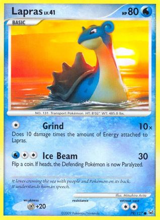Lapras 079/127 [Platinum]  - Reverse Holofoil