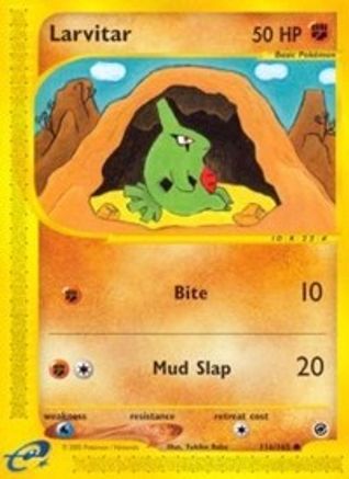 Larvitar 116 [Expedition]  - Reverse Holofoil