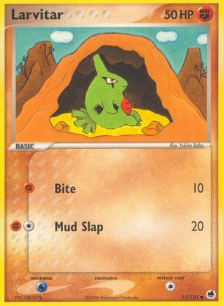 Larvitar 051/101 [Dragon Frontiers]
