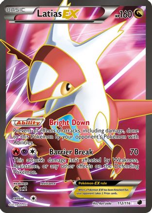 Latias EX (112 Full Art) 112 [Plasma Freeze]  - Holofoil