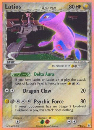Latios (Delta Species) 009 [Delta Species]  - Holofoil