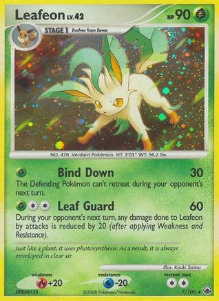 Leafeon (7) 007 [Majestic Dawn]  - Reverse Holofoil