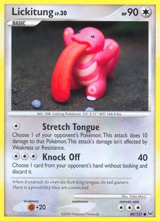 Lickitung 080/127 [Platinum]  - Reverse Holofoil