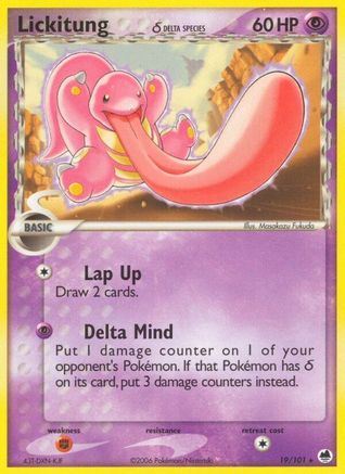 Lickitung (Delta Species) 019/101 [Dragon Frontiers]