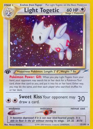 Light Togetic 015 [Neo Destiny]  - 1st Edition Holofoil