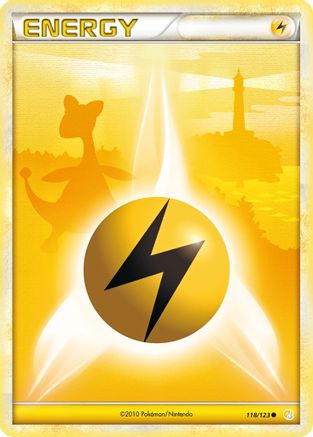 Lightning Energy 118/123 [HeartGold SoulSilver]  - Reverse Holofoil