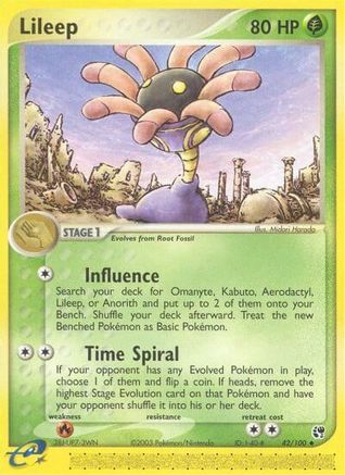 Lileep 042/100 [Sandstorm]  - Reverse Holofoil