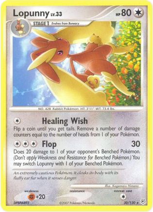 Lopunny 030 [Diamond and Pearl]  - Reverse Holofoil
