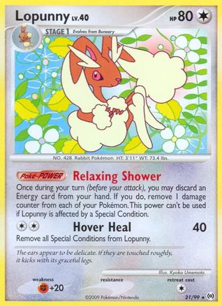 Lopunny 021 [Arceus]  - Reverse Holofoil