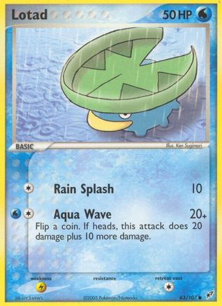 Lotad 063/107 [Deoxys]  - Reverse Holofoil