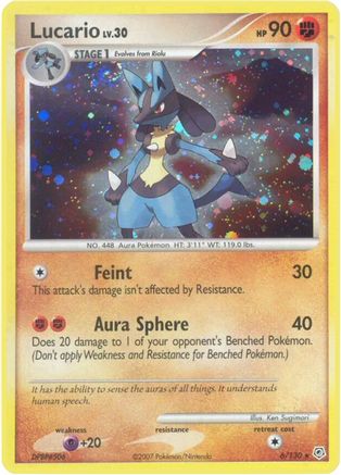 Lucario 006/130 [Diamond and Pearl]  - Holofoil