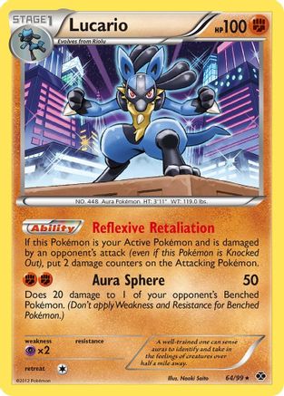 Lucario 064 [Next Destinies]  - Reverse Holofoil