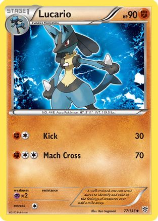 Lucario (77) 077 [Plasma Storm]