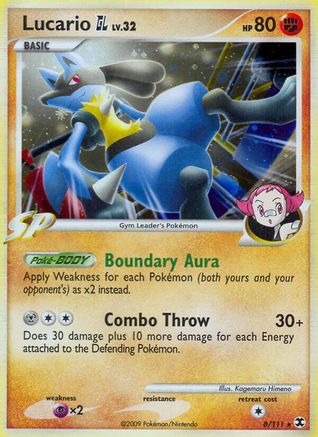 Lucario GL 008 [Rising Rivals]  - Holofoil