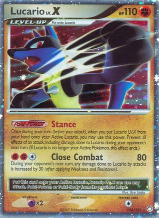 Lucario LV.X 122 [Mysterious Treasures]  - Holofoil