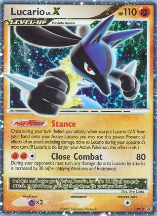 Lucario LV.X DP12 [Diamond and Pearl Promos]  - Holofoil