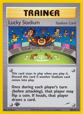 Lucky Stadium 100/105 [Neo Destiny]  - 1st Edition