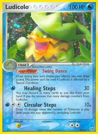 Ludicolo 010/107 [Deoxys]  - Reverse Holofoil