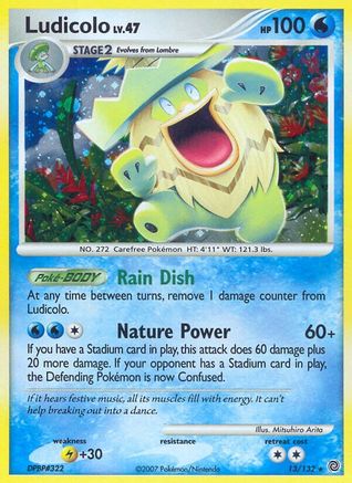 Ludicolo 013/132 [Secret Wonders]  - Reverse Holofoil