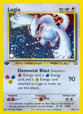 Lugia 009/111 [Neo Genesis]  - 1st Edition Holofoil
