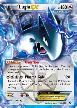 Lugia EX (Team Plasma) 102/113 [Legendary Treasures]  - Holofoil