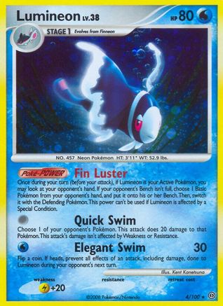 Lumineon 004 [Stormfront]  - Reverse Holofoil
