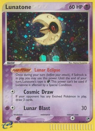 Lunatone 008 [Sandstorm]  - Holofoil