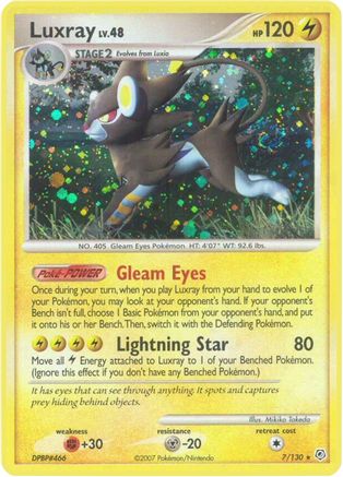 Luxray 007/130 [Diamond and Pearl]  - Holofoil
