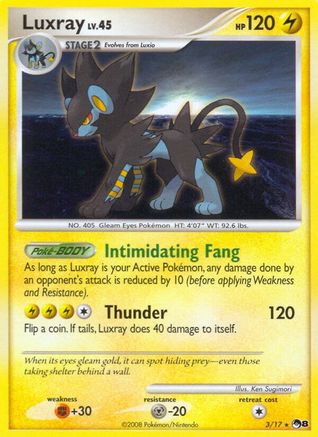 Luxray 003 [POP Series 8]  - Holofoil