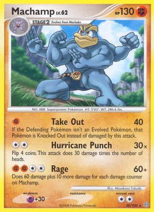 Machamp 020 [Stormfront]  - Reverse Holofoil