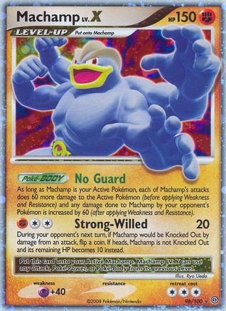 Machamp LV.X 098 [Stormfront]  - Holofoil